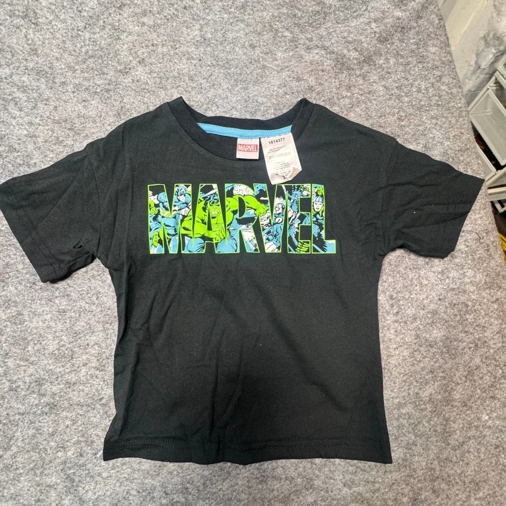 Marvel Avengers 3 Piece Set Hoodie T-Shirt Joggers‎ Boys 3T Blue Green Black New
